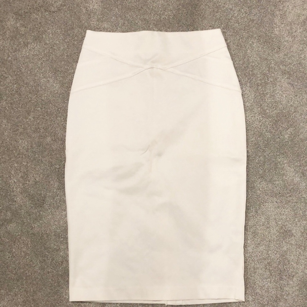 White Pencil Skirt